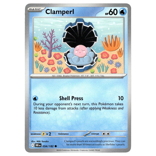 Clamperl #054/182 Pokémon SV10: Destined Rivals
