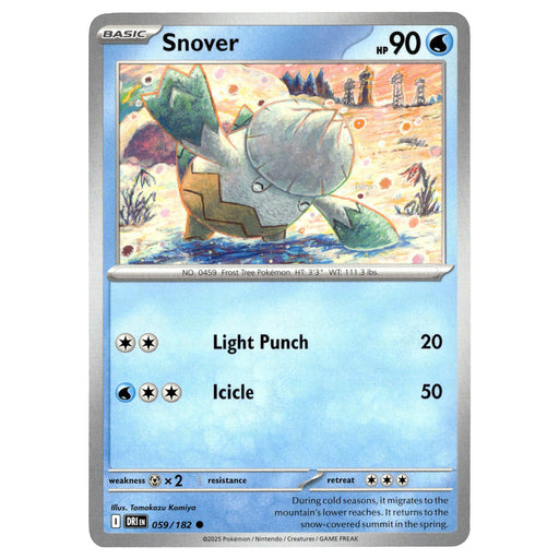 Snover #059/182 Pokémon SV10: Destined Rivals