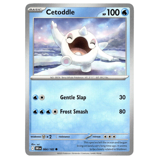 Cetoddle #064/182 Pokémon SV10: Destined Rivals