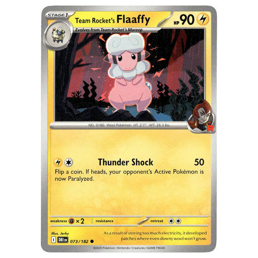 Team Rocket's Flaaffy #073/182 Pokémon SV10: Destined Rivals