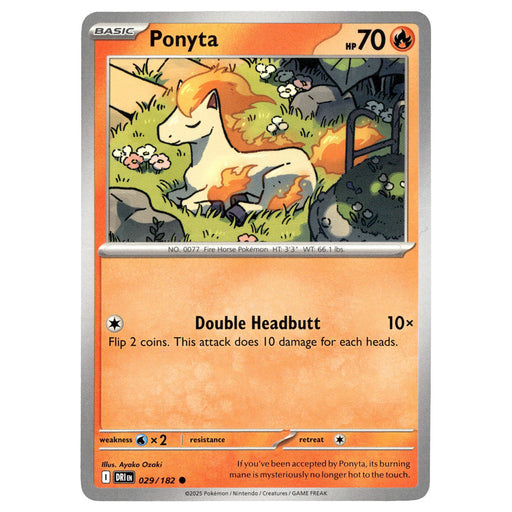 Ponyta #029/182 Pokémon SV10: Destined Rivals