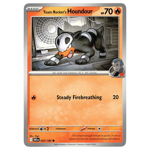 Team Rocket's Houndour #037/182 Pokémon SV10: Destined Rivals