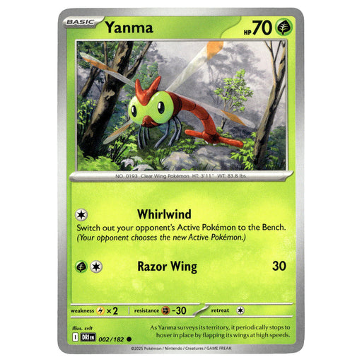 Yanma #002/182 Pokémon SV10: Destined Rivals