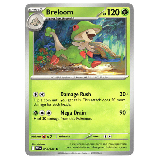 Breloom #006/182 Pokémon SV10: Destined Rivals