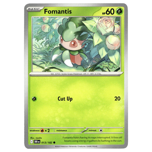 Fomantis #013/182 Pokémon SV10: Destined Rivals