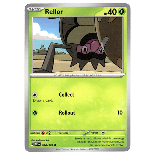 Rellor #024/182 Pokémon SV10: Destined Rivals