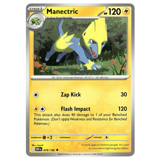 Manectric #076/182 Pokémon SV10: Destined Rivals