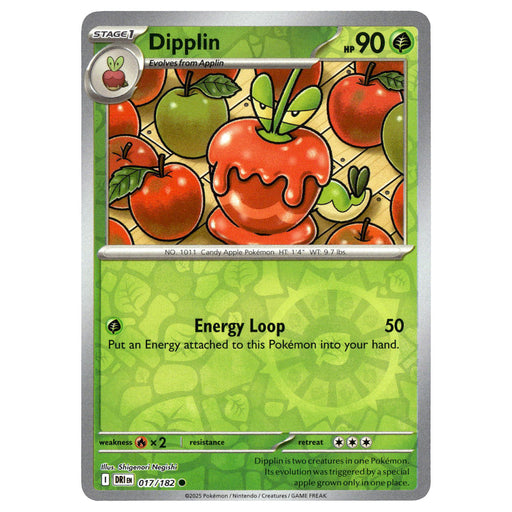 Dipplin #017/182 Pokémon SV10: Destined Rivals Reverse Holo