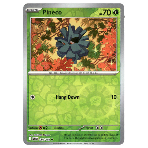 Pineco #004/182 Pokémon SV10: Destined Rivals Reverse Holo