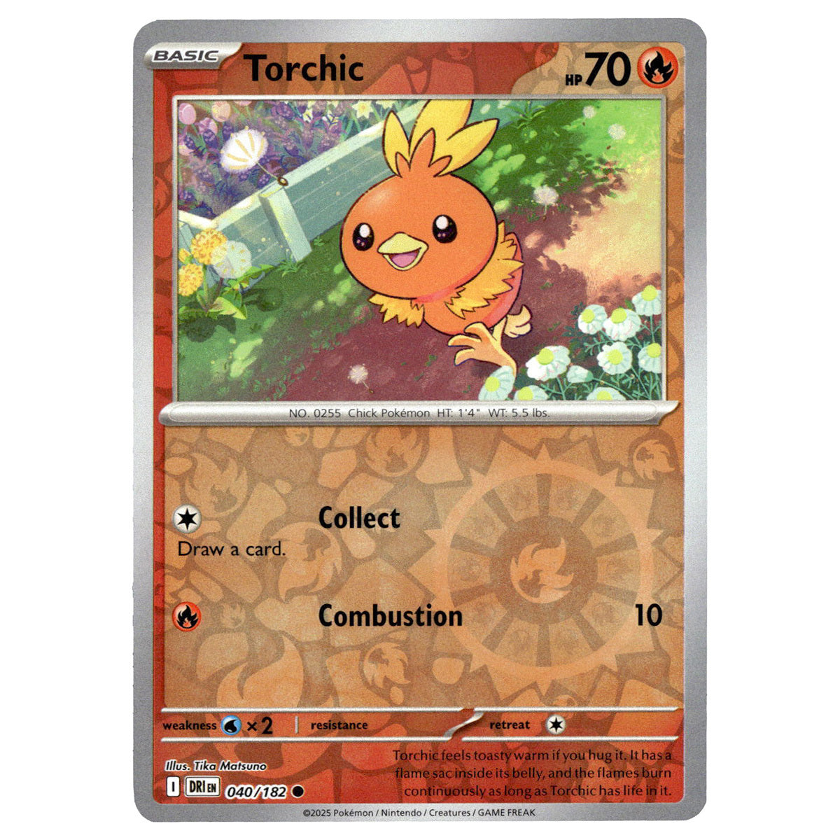 Torchic #040/182 Pokmon SV10: Destined Rivals Reverse Holo  Booghe