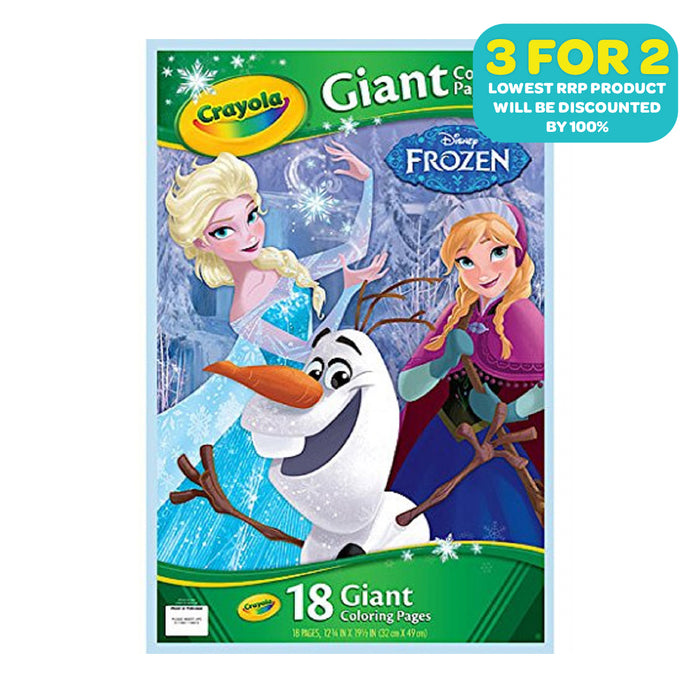 Crayola Disney Frozen Giant Colour Pages Book