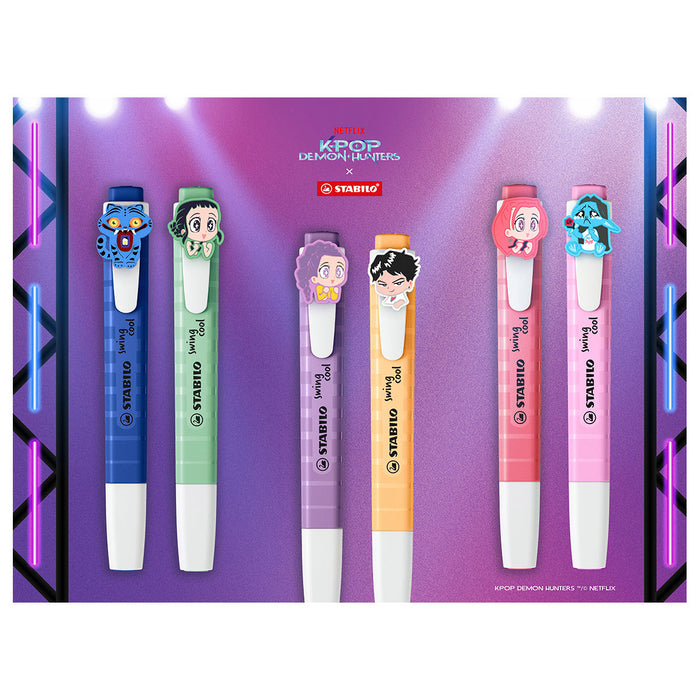 STABILO swing cool K-POP Demon Hunters Highlighter (10 Pack)
