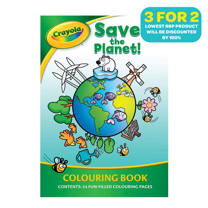 Crayola Save The Planet Colouring Book