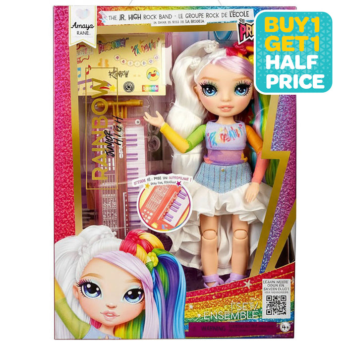 Rainbow High Jr. High Rock Band Amaya Raine Fashion Doll