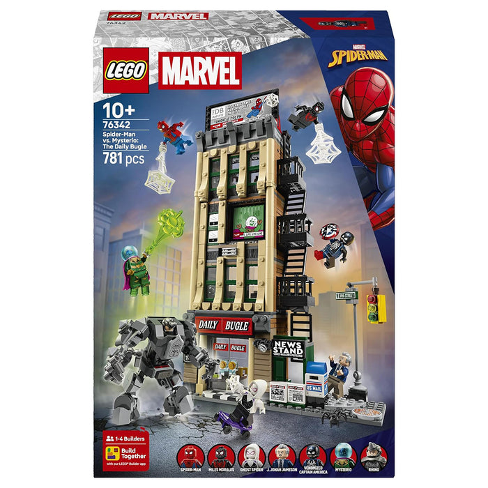 LEGO Marvel Spider-Man vs. Mysterio: The Daily Bugle Building Set