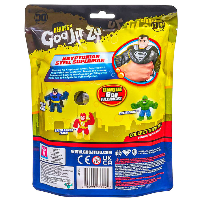 Heroes of Goo Jit Zu DC Super Heroes Kryptonian Armour Superman Stretch Figure