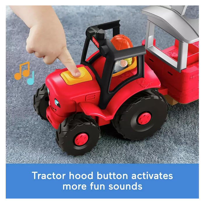 Fisher-Price Little People Caring for Animals Tractor Gift Set