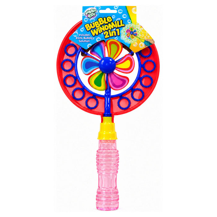 Bubble Kidz Bubble Windmill 2-in-1 Bubble Wand (styles vary)