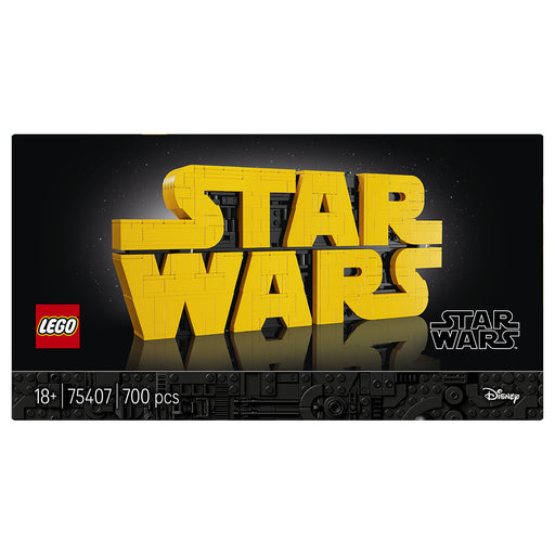 LEGO Brick-Built Star Wars Logo Building Set