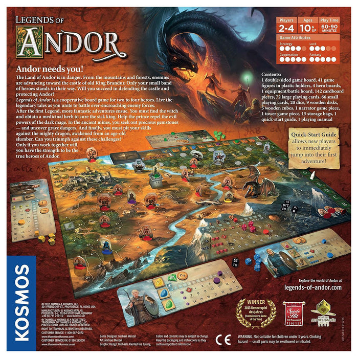 Legends of Andor Board Game