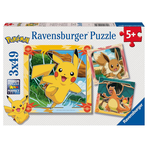Ravensburger Pokémon 3 x 49 Piece Jigsaw Puzzles