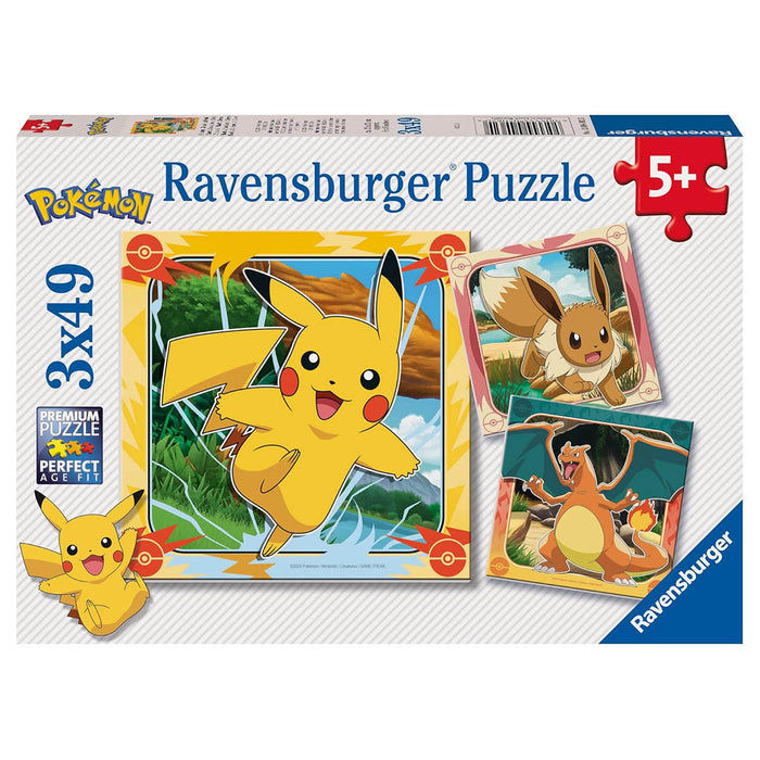 Ravensburger Pokémon 3 x 49 Piece Jigsaw Puzzles