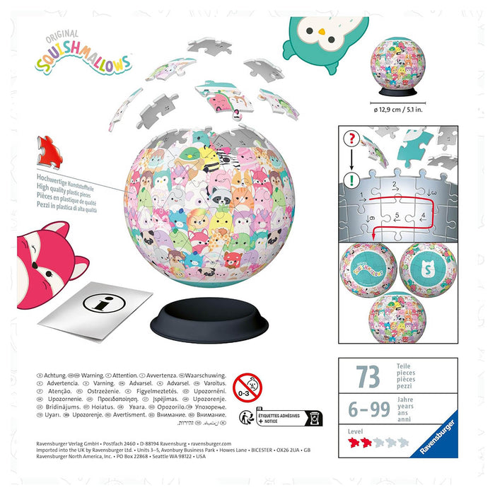 Ravensburger Squishmallows 3D Puzzle Ball