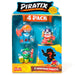 Piratix Adventure World Golden Series 4 Pack Figure Set (styles vary)