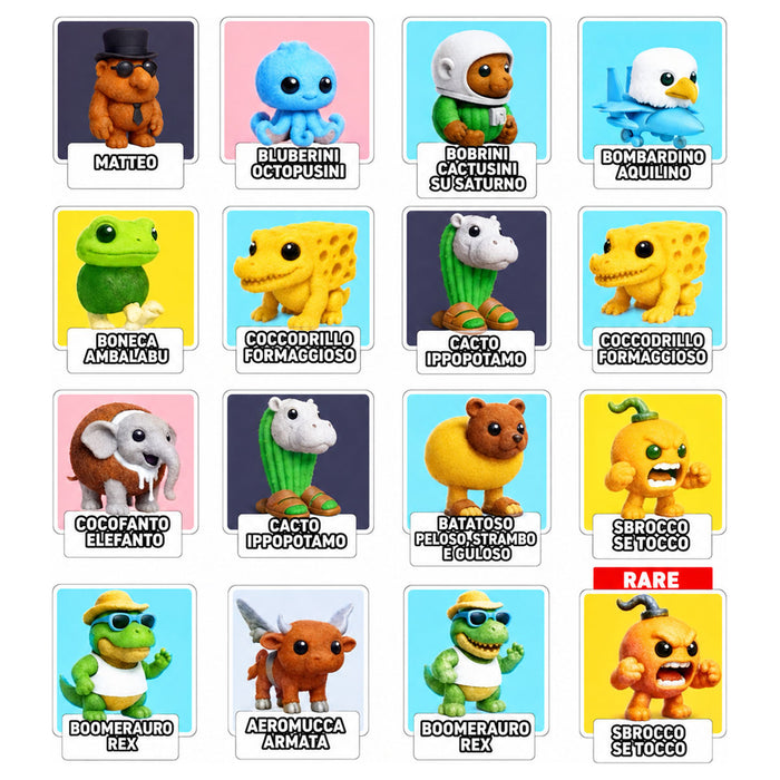 Italian Brainrot 3D Keychain Series 2 Blind Bag (styles vary)