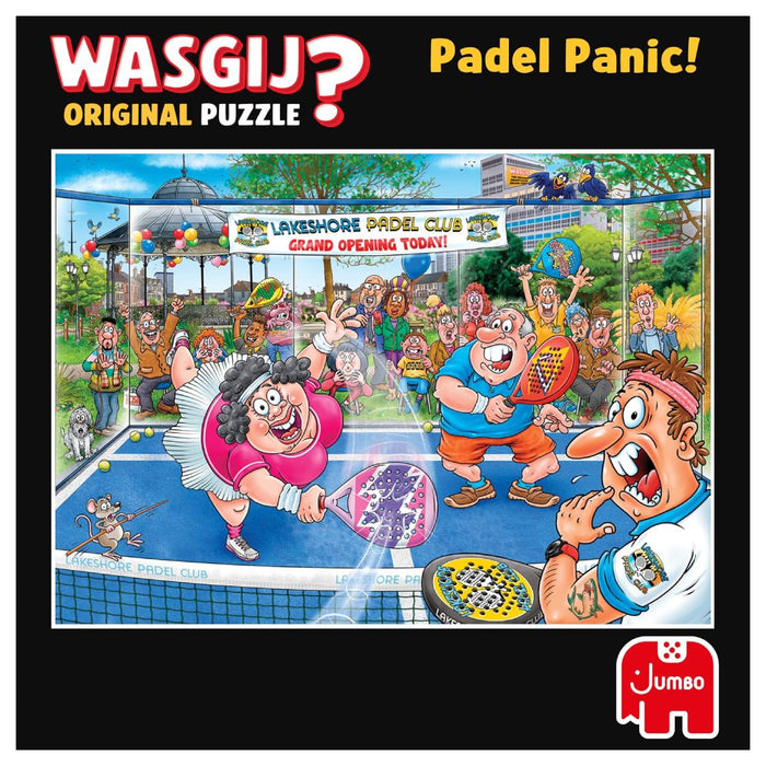 Wasgij Original 49: Padel Panic! 1000 Piece Jigsaw Puzzle