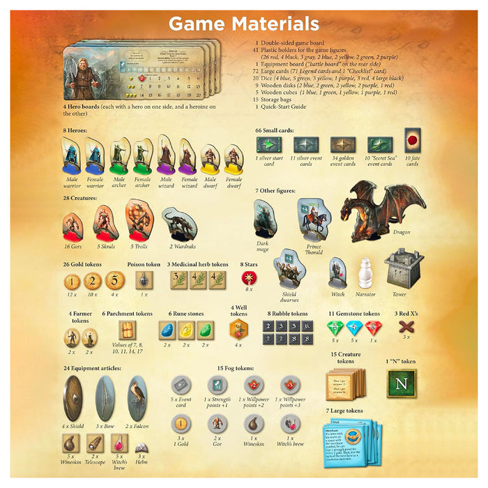 Legends of Andor Board Game