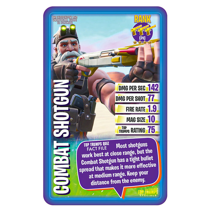 The Independent and Unofficial Guide to Fortnite Top Trumps Specials Card Game