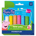 Staedtler Peppa Pig Noris Junior Sidewalk Chalks (6 Pack)