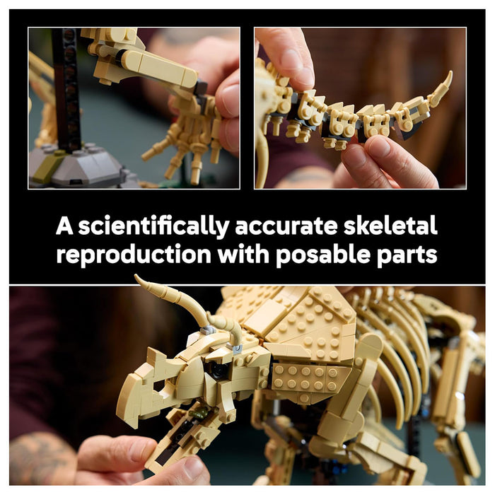 LEGO Jurassic World Triceratops Fossil Set