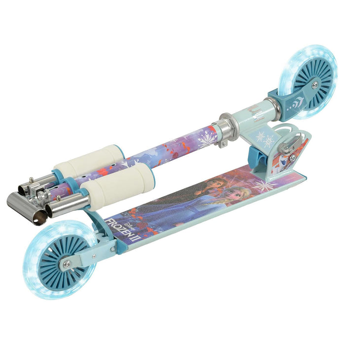 Frozen Folding Inline Scooter with Light Up Wheels
