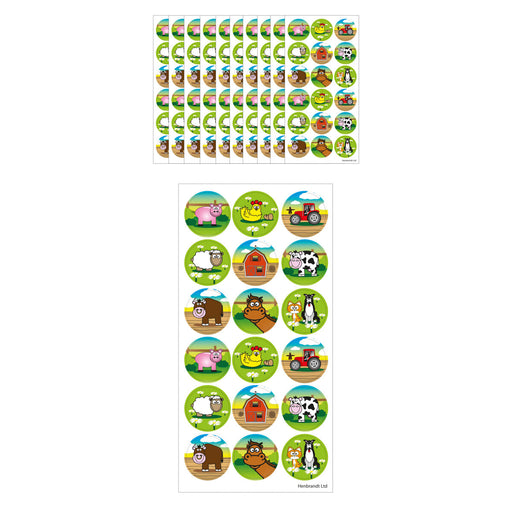 Henbrandt Large Farm Stickers
