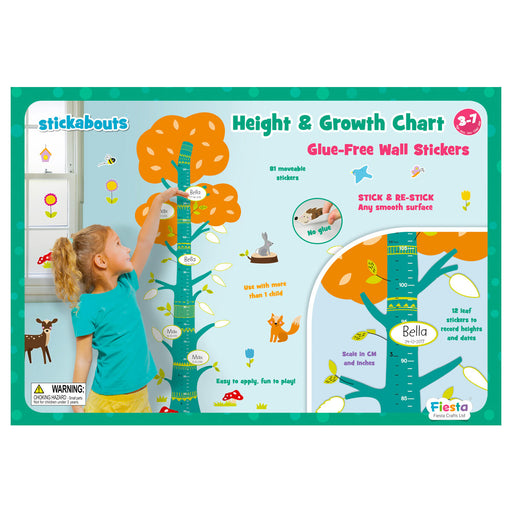 Nature Height Chart Stickabouts Wall Stickers