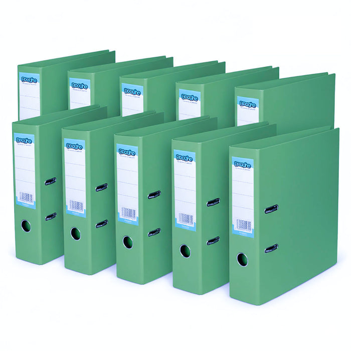 Lever Arch A4 File Green 10 Pack