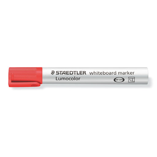 Staedtler Lumocolor Whiteboard Red Chisel Tip Marker