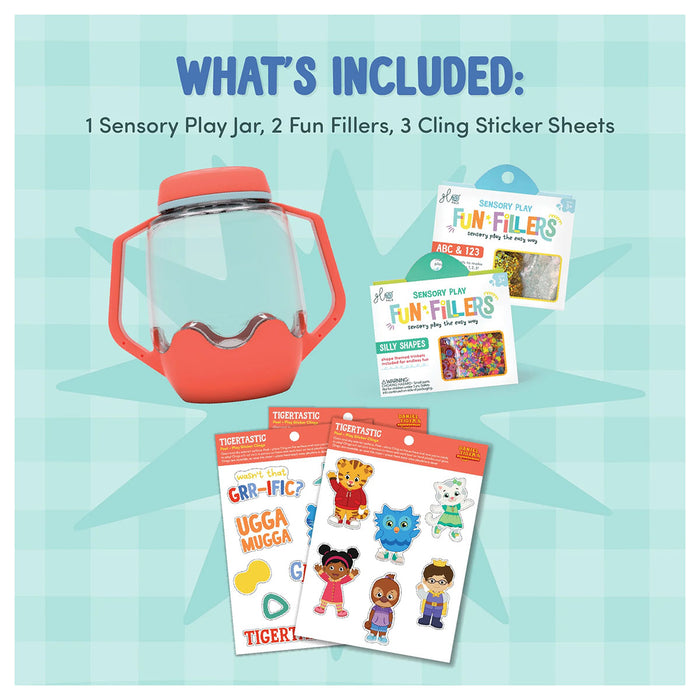 Glo Pals DIY Sensory Play Jar Daniel Tiger Set