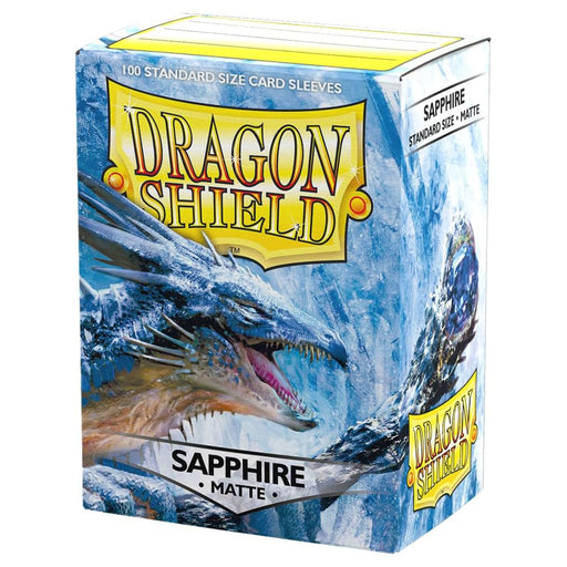 Dragon Shield Sapphire Matte Standard Size Card Sleeves (100 Pack)