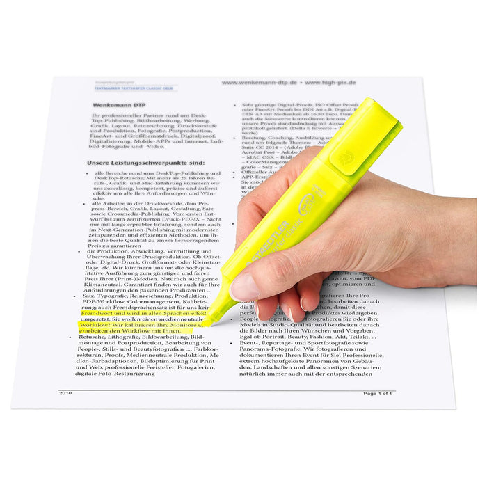 Staedtler Textsurfer Classic Rainbow Colours Highlighter 3+1 Free