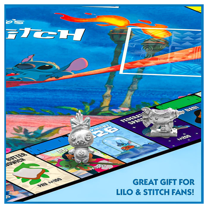 Monopoly Board Game Disney's Lilo & Stitch Edition
