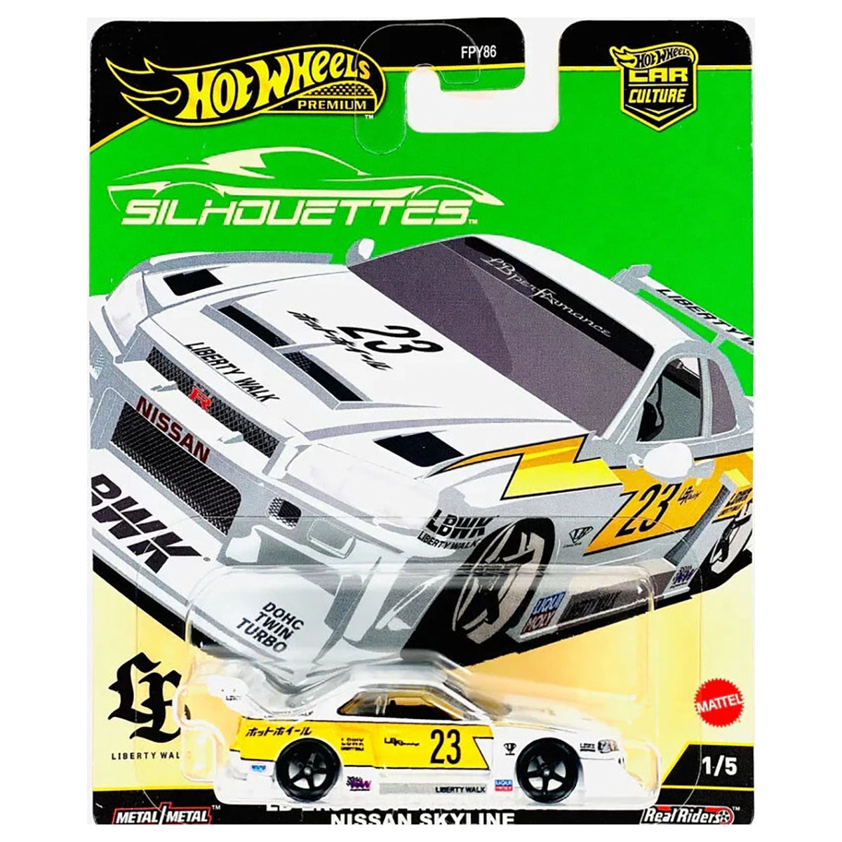 Hot Wheels Premium Car Culture Silhouettes: Nissan Skyline 1:64