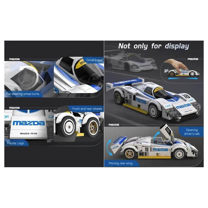 CaDA 1:24 Mazda 787B Car Building Set