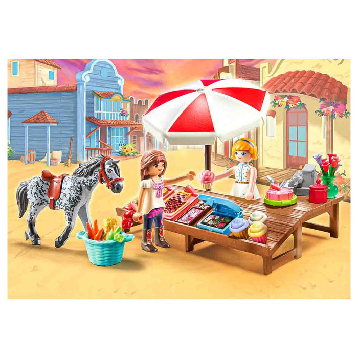 Playmobil DreamWorks Spirit Untamed: Miradero Candy Stand Playset