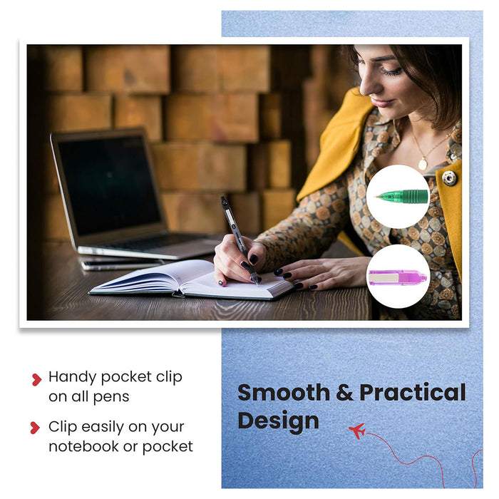 Z-Grip Smooth Assorted Ink Box of 50