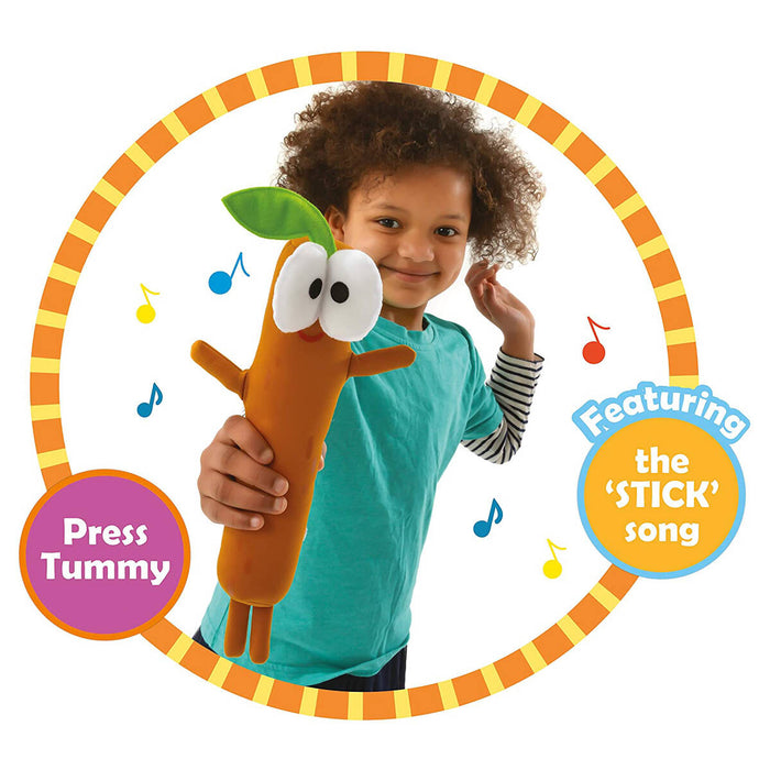 Hey Duggee Singing Sticky Stick Stick Soft Toy