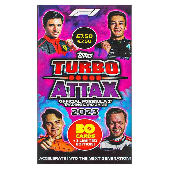 Topps Turbo Attax Official Formula 1 Trading Card Game 2023 Eco Box