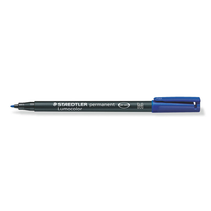 Staedtler Lumocolor Permanent Universal Blue Medium Line Pen
